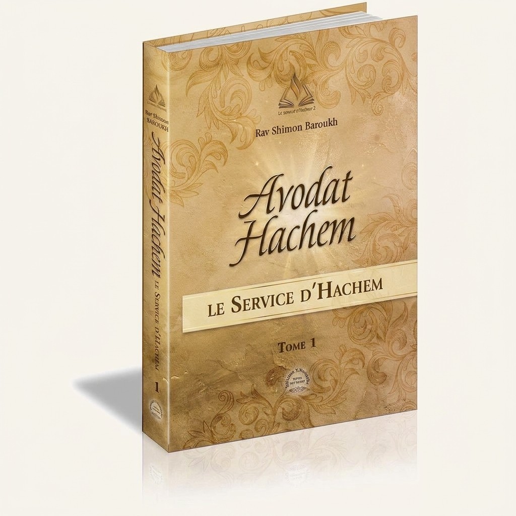 Couverture du livre Avodat Hachem – Le Service d'Hachem, Tome 1
