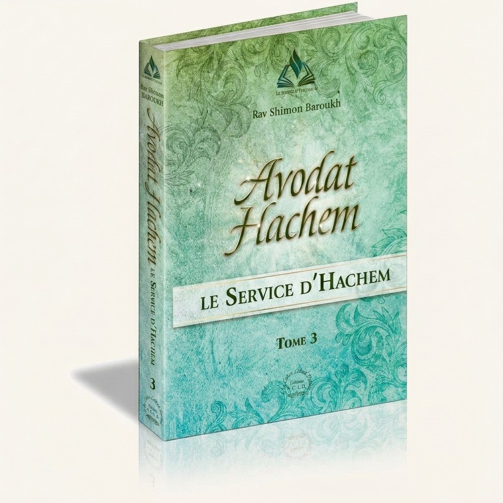Couverture du livre Avodat Hachem – Le Service d'Hachem, Tome 3